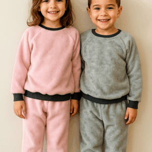 Kit 12 conjunto infantil  fleece liso