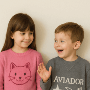 Kit com 12 Suéter tricot infantil menino e menina