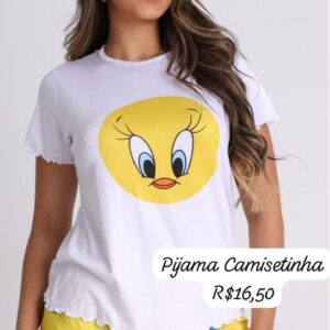 Kit 12 Pijama Camisetinha Adulto ref98