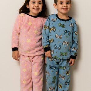 Kit 12 Pijama Fleece Infantil Estampados
