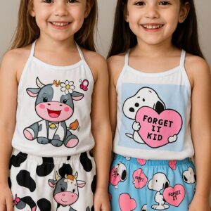 Kit 12  Pijama Infantil Suede ref76