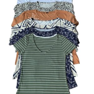 Kit 12 Blusinha Feminina Magazine