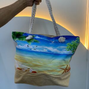 kit com 12 bolsas de praia variadas