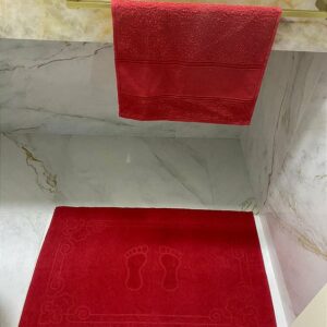 Kit com 12 Jogo de toalha de rosto e piso