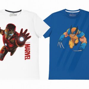 Kit com 12 Camisetas Personagem Juvenil Menino