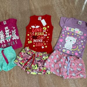 Conjunto Infantil Menina Coleção LBK 1 ao 8