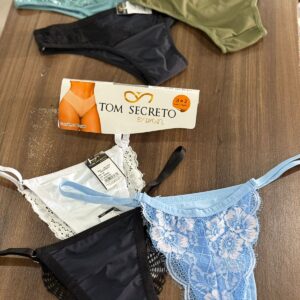 Kit 12 Calcinha Apaixonante c/ 3 peças