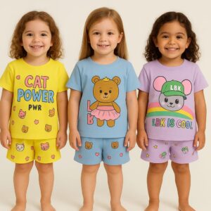 Kit 12 Pijama Infantil Verão  Menina