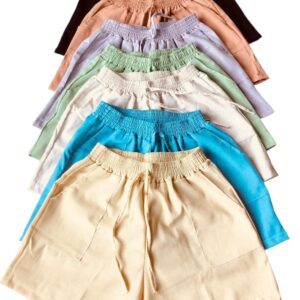 Kit 12 Short Linho Feminino Cardaço P ao G