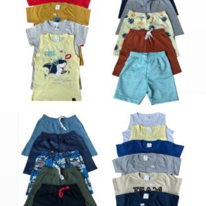 Kit 12 conjunto kontrato menino 1 ao 8