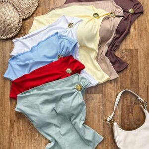 Kit 12 Blusa feminina fivela Esfera